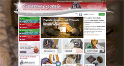 Desktop Screenshot of creative-crystals.co.uk